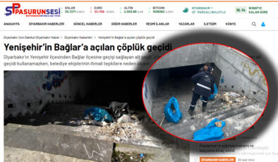 Haberimize Yenişehir Belediyesi duyarsız kalmadı!
