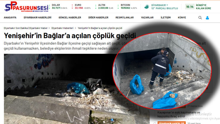 Haberimize Yenişehir Belediyesi duyarsız kalmadı!