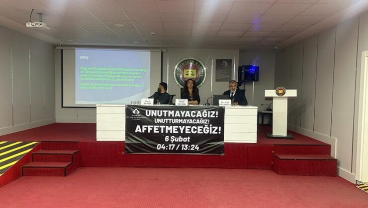 Diyarbakır’da depremin yıl dönümün de panel