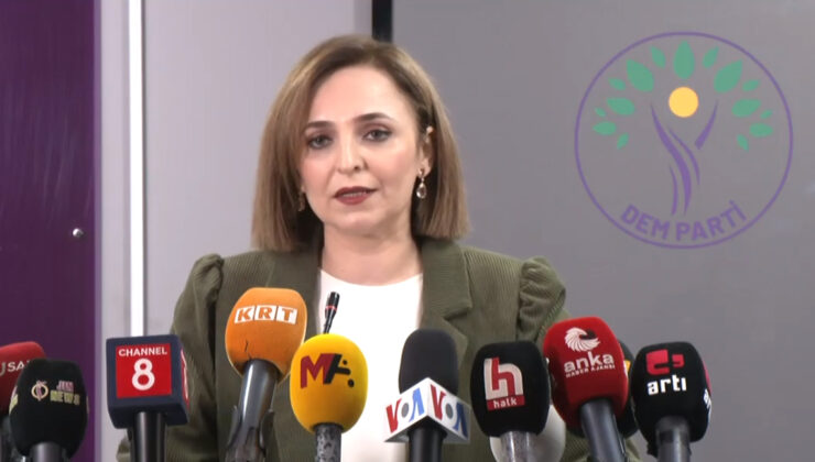 DEM Parti İstanbul Eş Başkan Adayları Meral Danış Beştaş ve Murat Çepni