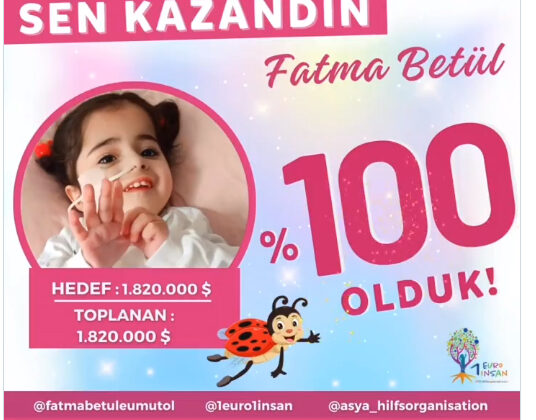 SMA değil Fatma Betül kazandı