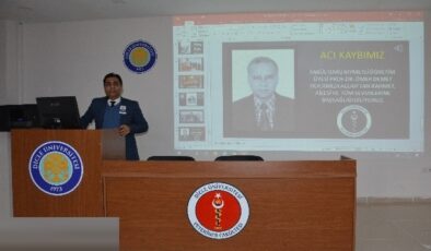 Prof.Dr. Ömer Demet için okulunda anma töreni düzenlendi