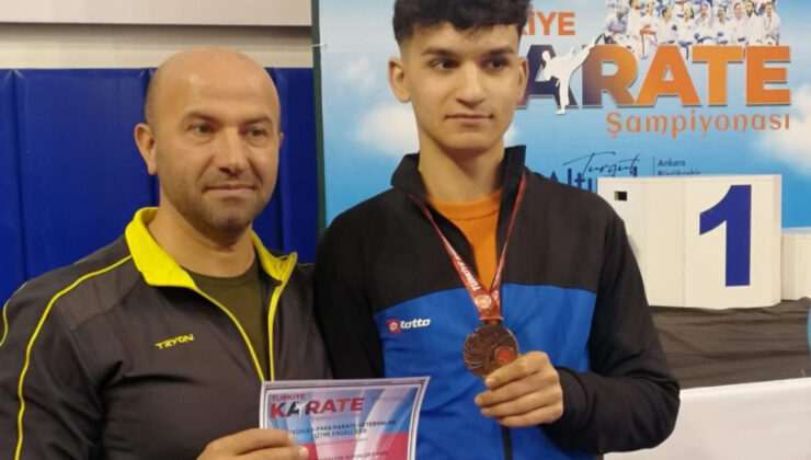 Muharrem Kavala Para Karate Türkiye Şampiyonası’nda Diyarbakır’ın gururu oldu