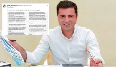 Selahattin Demirtaş, yaşanan süreci ve eşinin çekilme karanını değerlendirdi