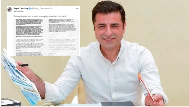Selahattin Demirtaş, yaşanan süreci ve eşinin çekilme karanını değerlendirdi