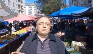 Sezgin Tanrıkulu Bağlar’da semt pazarını dolaştı