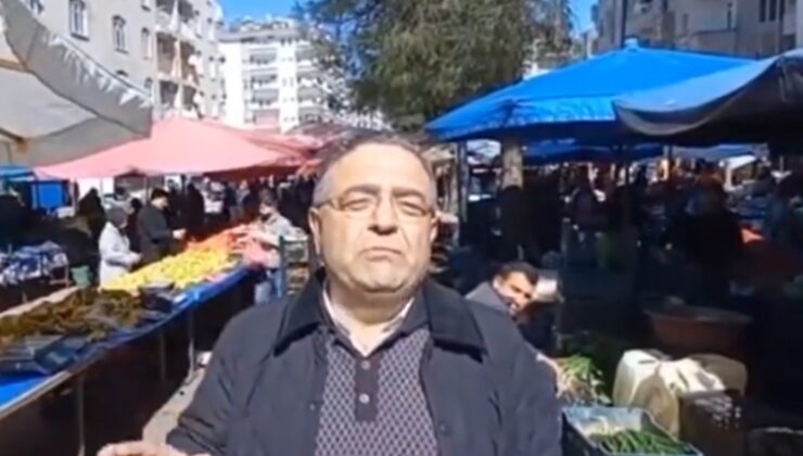 Sezgin Tanrıkulu Bağlar’da semt pazarını dolaştı