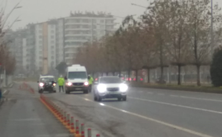 Diyarbakır güne trafik uygulaması ile uyandı