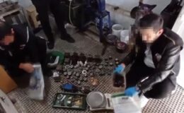 Kahramanmaraş’ta milyonluk altın baskını