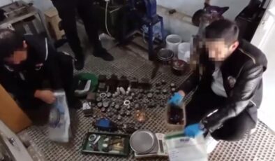 Kahramanmaraş’ta milyonluk altın baskını