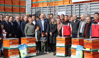 Batman’da 400 arıcıya 4 bin kovan dağıtıldı