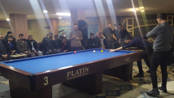 Yüksekova’da bilardo turnuvası düzenlendi