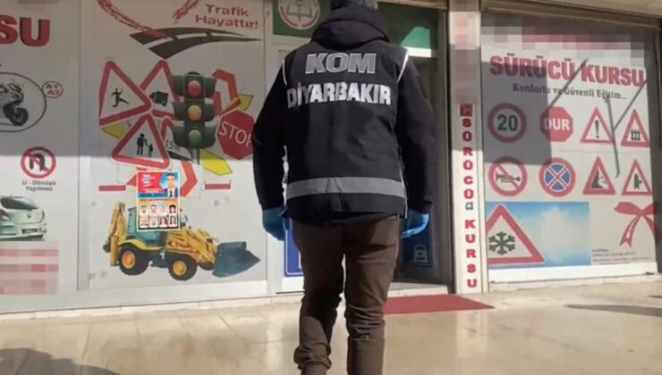 Diyarbakır’da sürücü kursuna ‘Fısıltı’ operasyonu: 12 gözaltı