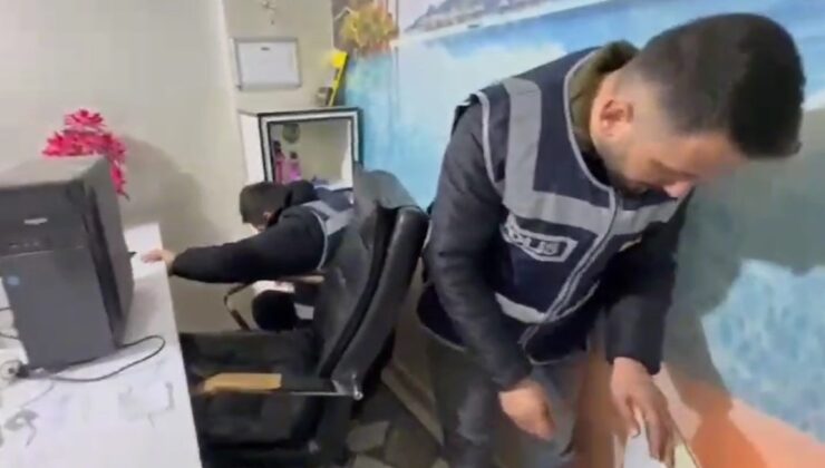 Emlak ofisine sanal bahis baskını: 4 gözaltı