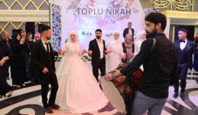 Batman’da 100 çift için toplu nikah töreni düzenlendi