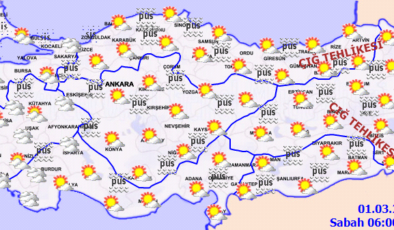 Diyarbakır ve Türkiye genelinde beklenen hava değişikliği