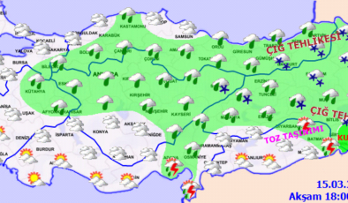 Diyarbakır’da yağışlı hava etkili olacak