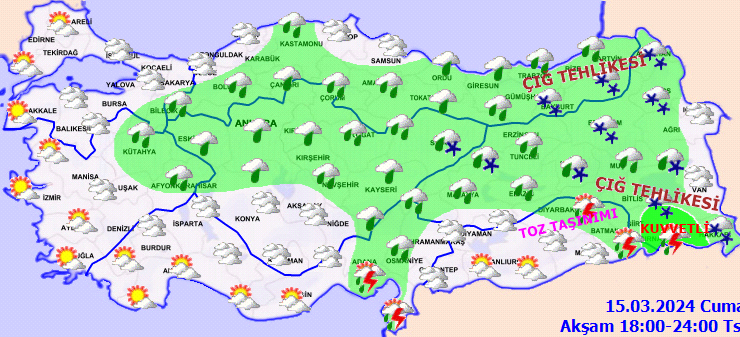 Diyarbakır’da yağışlı hava etkili olacak