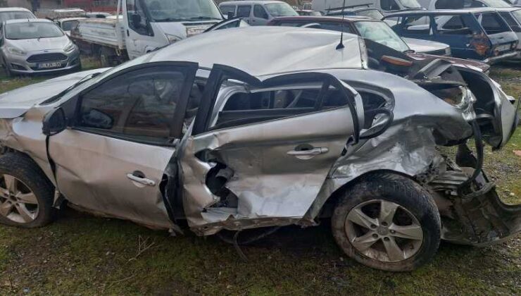 Elazığ’da bariyere çarpan otomobilde 1 ölü