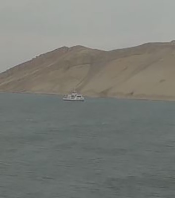 Fırtına feribotu sardı