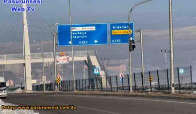 Göle’de dondurucu ilkbahar sabahı