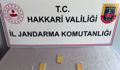 Hakkari’de altın operasyonu