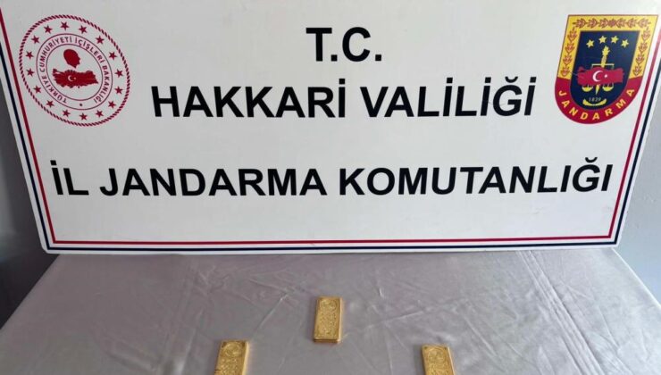 Hakkari’de altın operasyonu