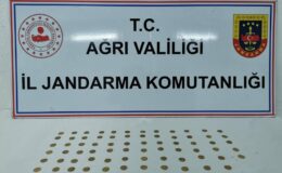 Jandarma 71 adet altın sikke ele geçirdi