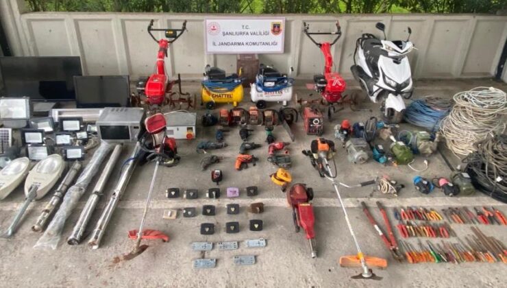 Karaköprü’de bağ evleri hırsızlığı operasyonu