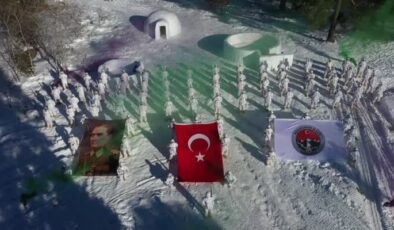 Karlı dağların erleri zorlu görevlere hazır