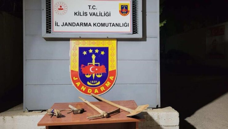 Kilis’te kaçak kazı operasyonu
