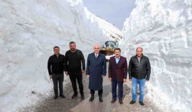 Muş’ta karla mücadele: 7 metre kar