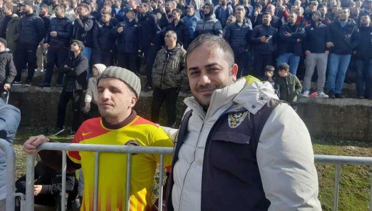 Polisten engelliye maç anlatımı