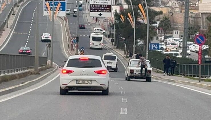 Şanlıurfa’da tehlikeli yolculuk