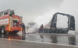 Şırnak’ta tır yangını: sürücü yaralı