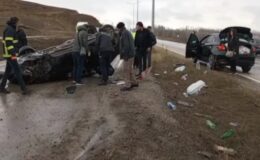 Taşlıçay’da trafik kazası: 2 yaralı