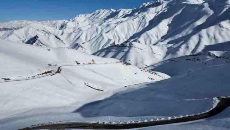 Tanin Dağları’nda kış güzelliği