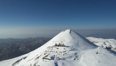 Tarihe ışık tutan Nemrut Dağı Ören Yeri dronla görüntülendi