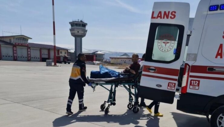 Van’da acil helikopter sevki