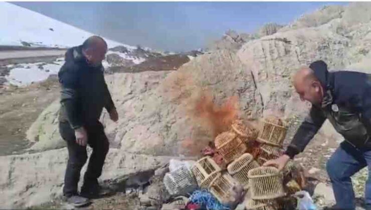 Van’da kafes avcılarına ceza