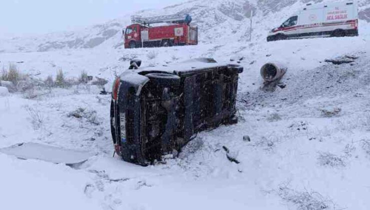 Van’da minibüs kazası: 4 yaralı