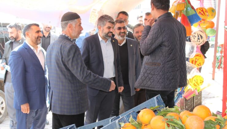 HÜDA PAR Diyarbakır adayı Dinç’ten ilçelerde esnaf ziyareti