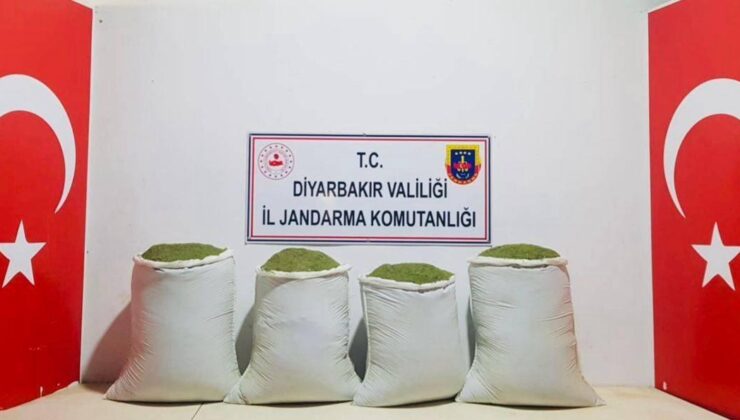 Diyarbakır’da 192 kilogram toz esrar ele geçirildi!