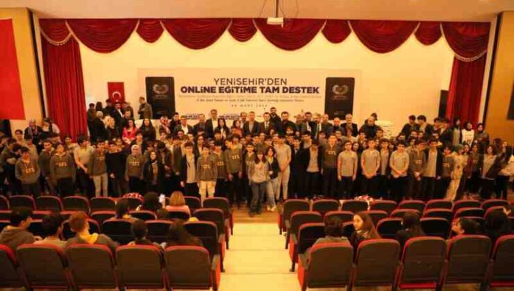 Yenişehir Belediyesi’nden 11 bin tablet ve online eğitim desteği