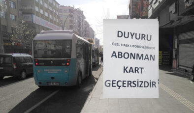 Diyarbakır’daki Özel Halk Otobüslerinde ‘Abonman Kart Geçersizdir’ Şoku