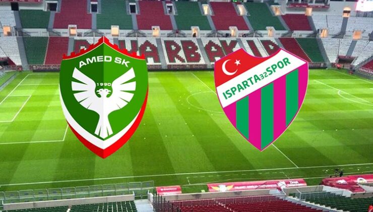 Amedspor- Isparta 32 spor Maçı saat 14:00’da !
