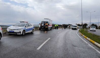 Bariyere çarpan motosikletin sürücüsü öldü