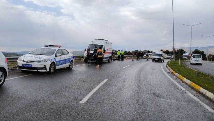 Bariyere çarpan motosikletin sürücüsü öldü