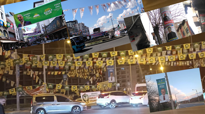 Diyarbakır’da seçim afişleri görüntü kirliliği yaratıyor