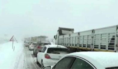 Diyarbakır Bingöl yolu kar dolayısıyla kapandı